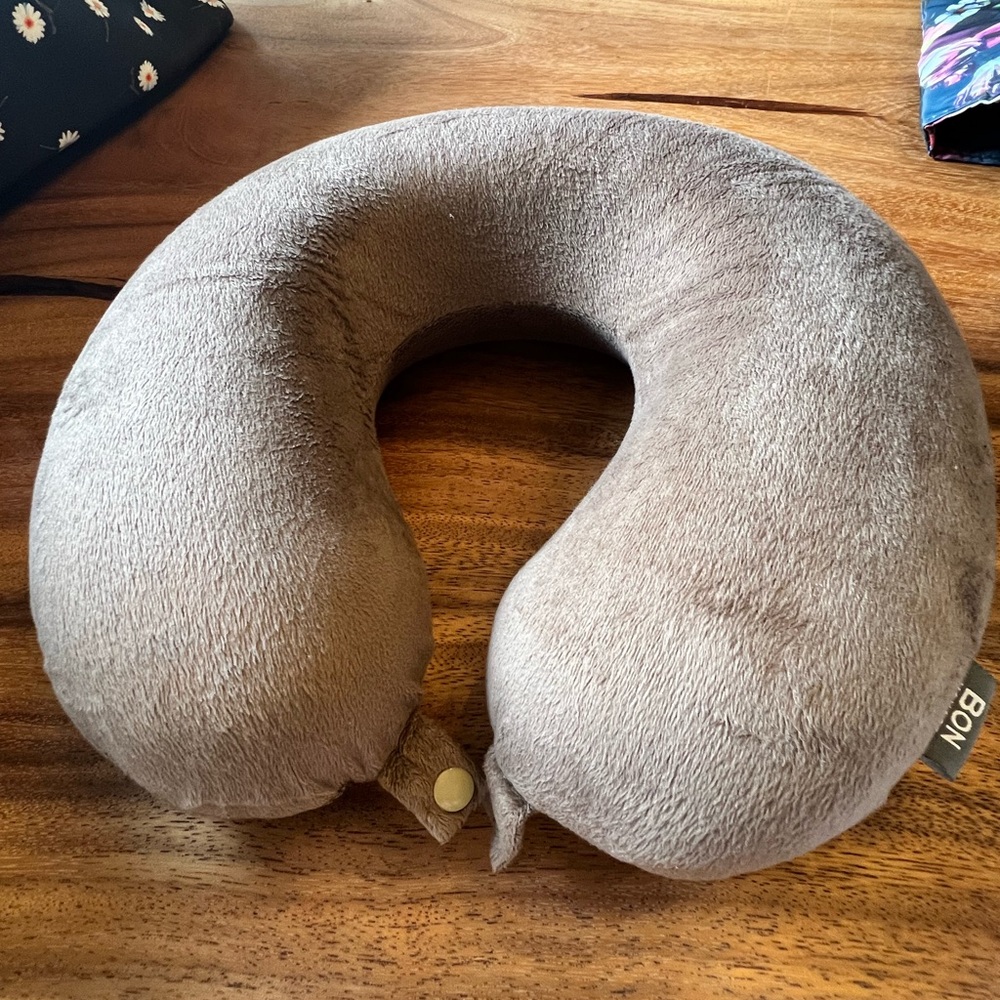 Brown Travel Neck Pillow